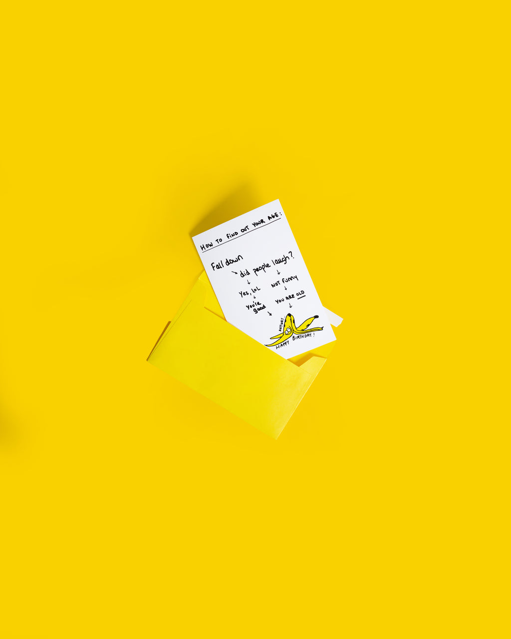 'Banana' Bday Card