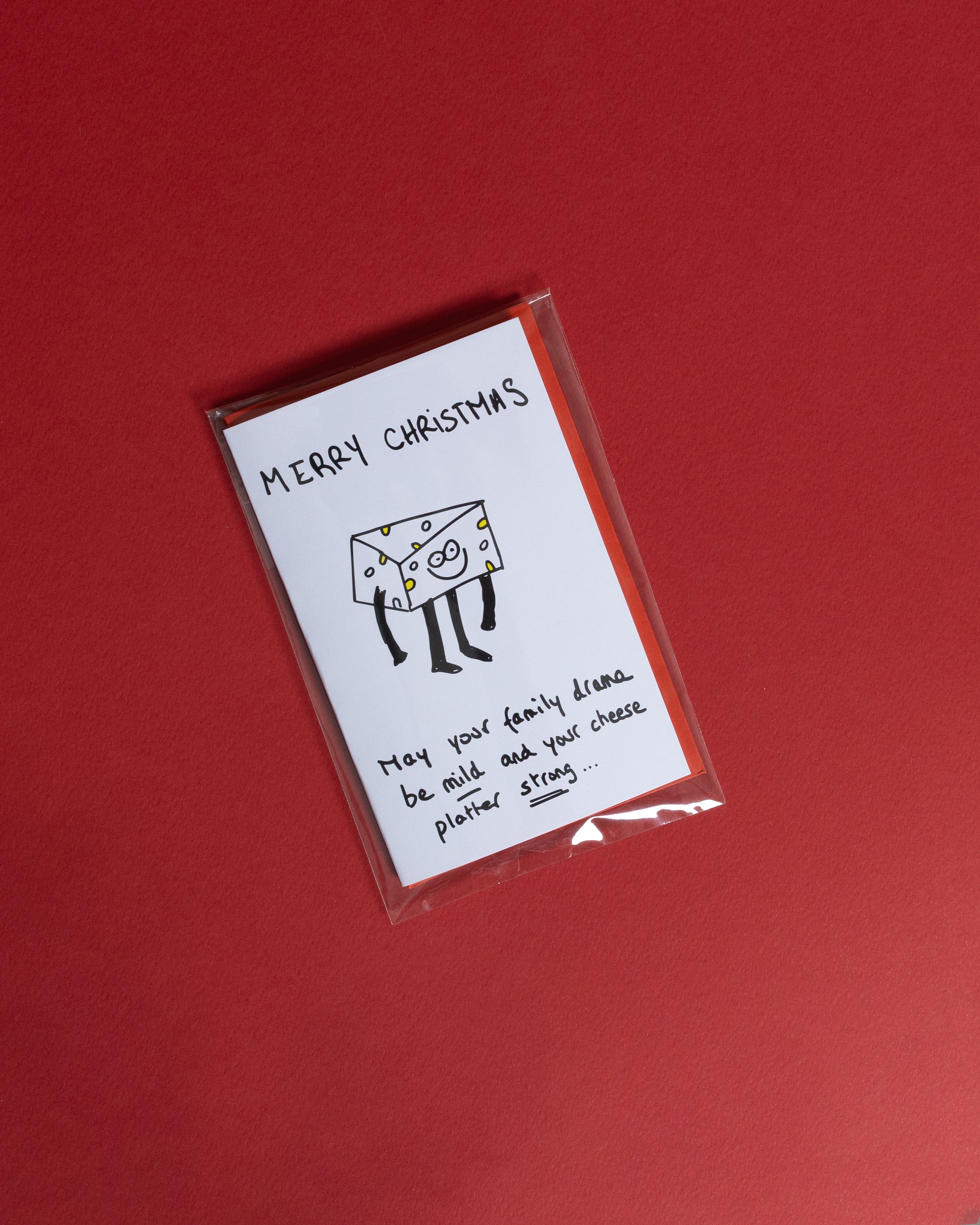 "Cheese platter" Xmas Card