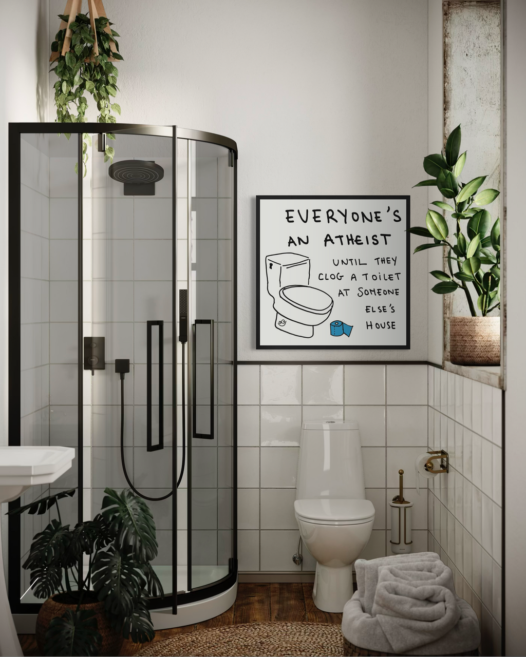 Clogged Toilet Poster