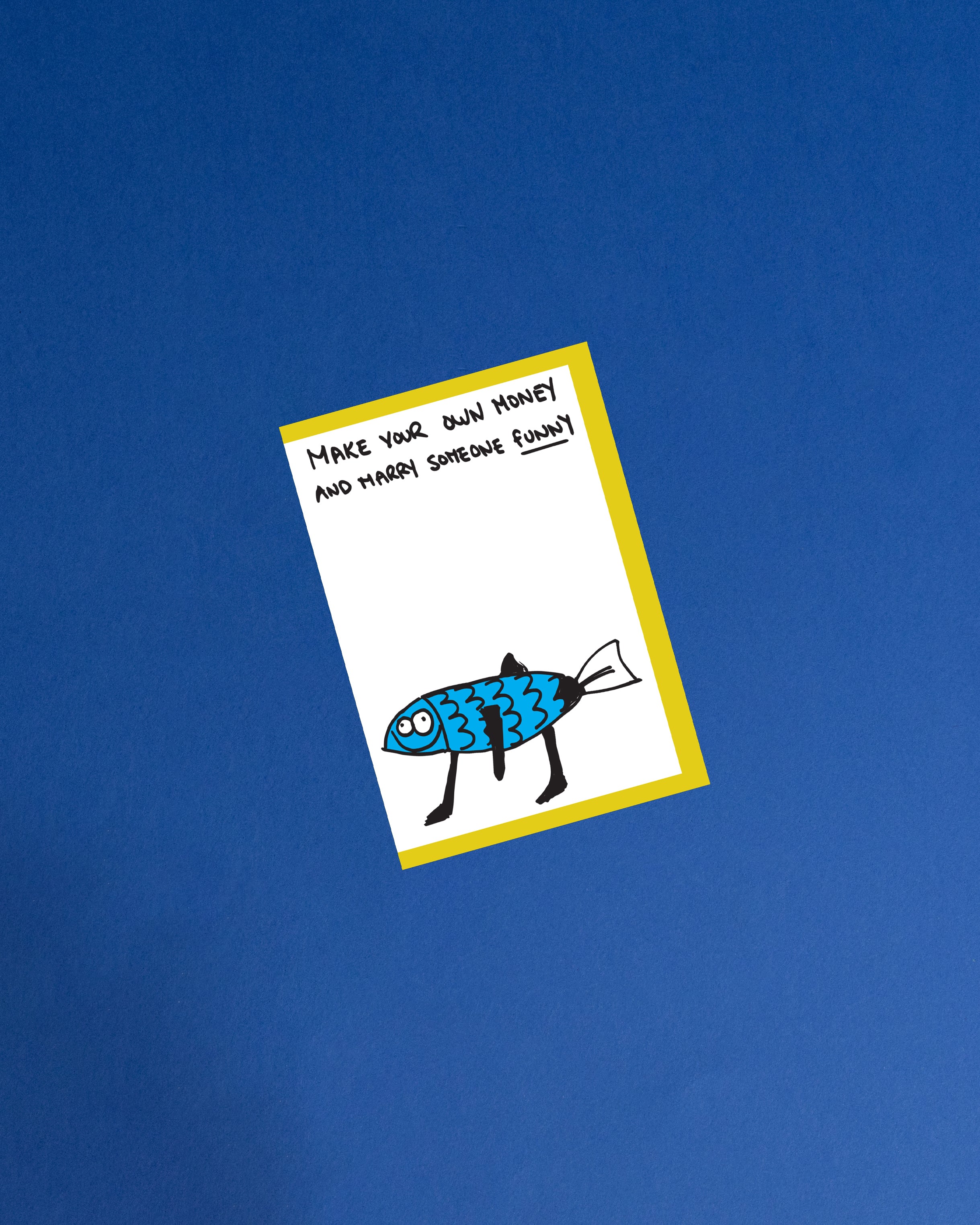 'Marry Someone Funny' Card