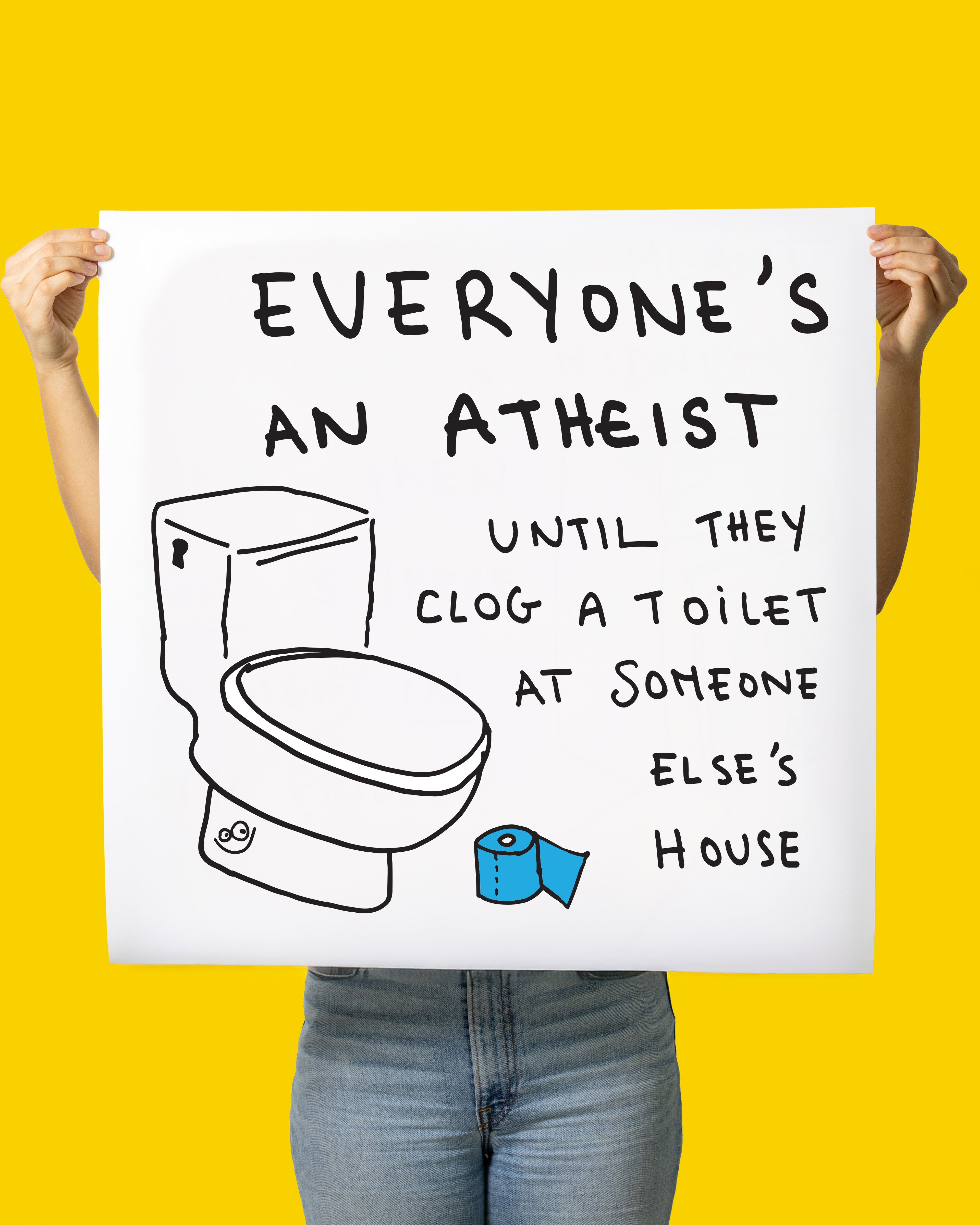 Clogged Toilet Poster