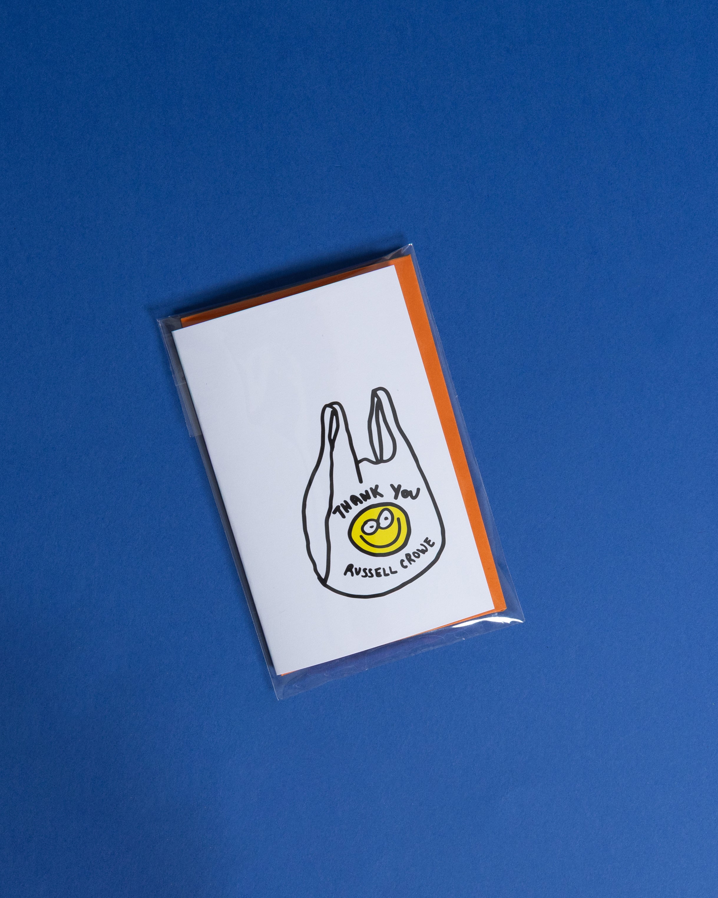 'Thank you Russel Crowe' Card