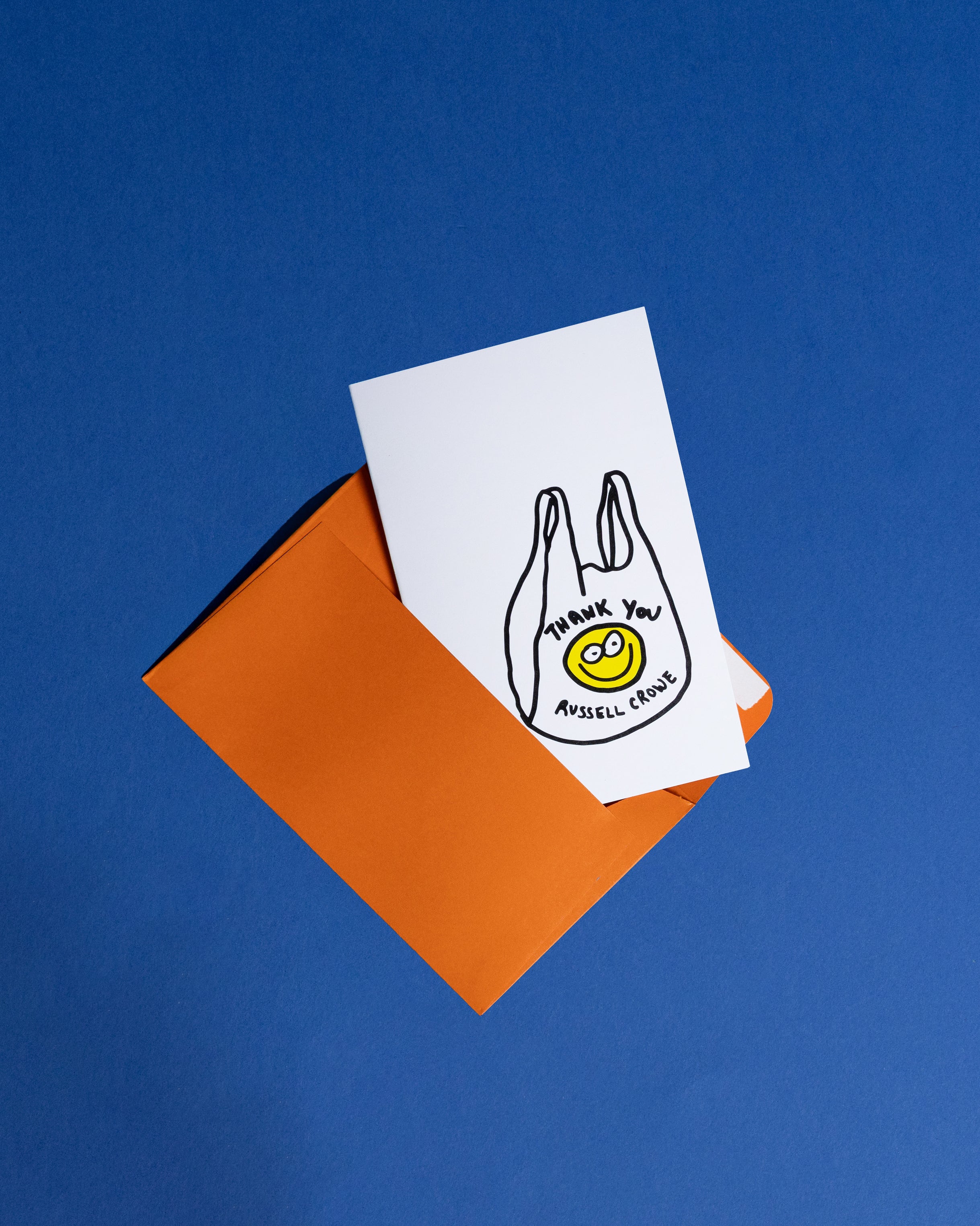 'Thank you Russel Crowe' Card