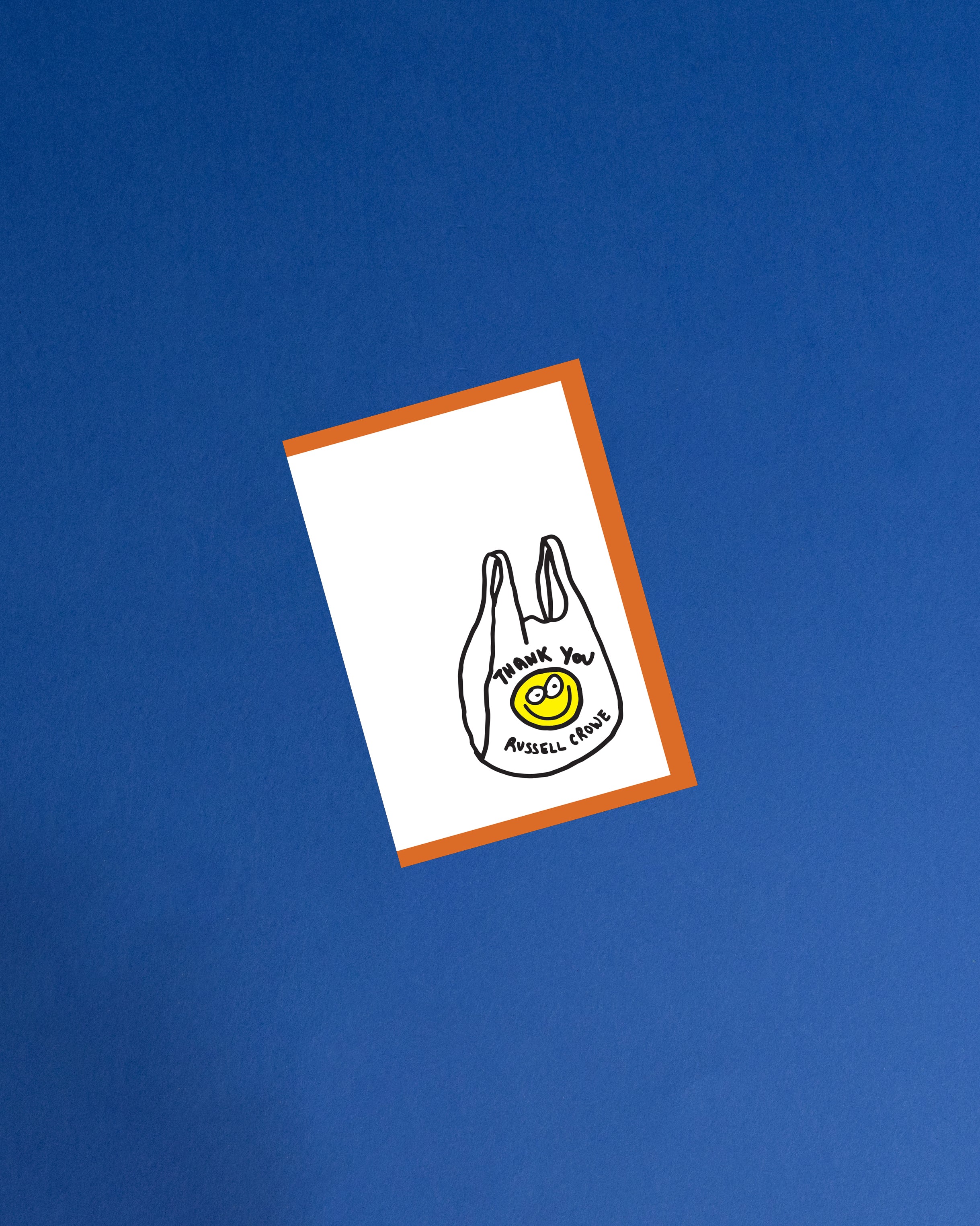 'Thank you Russel Crowe' Card